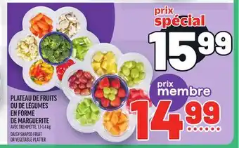 Metro PLATEAU DE FRUITS OU DE LÉGUMES EN FORME DE MARGUERITE | DAISY-SHAPED FRUIT OR VEGETABLE PLATTER offer