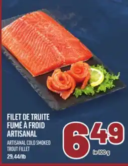 Metro FILET DE TRUITE FUMÉ À FROID ARTISANAL | ARTISANAL COLD SMOKED TROUT FILLET offer