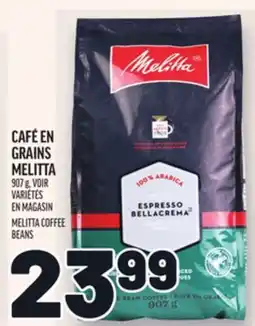 Metro CAFÉ EN GRAINS MELITTA | MELITTA COFFEE BEANS offer
