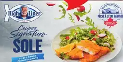 IGA HIGH LINER COUPES SIGNATURE, POÊLÉE SÉLECTE FROZEN BREADED FISH FILLETS offer