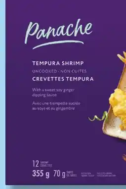 IGA PANACHE FROZEN BREADED UNCOOKED TEMPURA OR BANG BANG SHRIMP offer