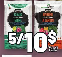 Metro TERRE NOIRE OU À JARDIN SELECTION | SELECTION BLACK OR GARDEN SOIL offer