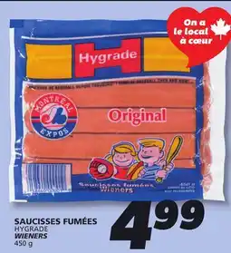IGA HYGRADE WIENERS offer