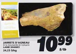 IGA LAMB SHANKS offer