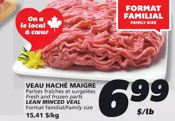 IGA LEAN MINCED VEAL offer