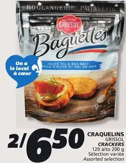 IGA GRISSOL CRACKERS offer