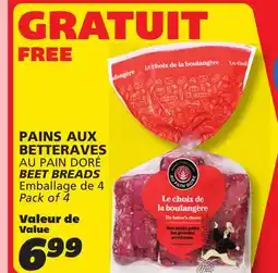 IGA AU PAIN DORÉ BEET BREADS offer