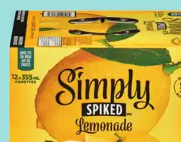 IGA SIMPLY SPIKED ALCOHOLIC MALT BEVERAGE offer