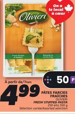 IGA OLIVIERI FRESH STUFFED PASTA offer