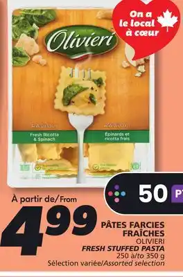 IGA OLIVIERI FRESH STUFFED PASTA offer