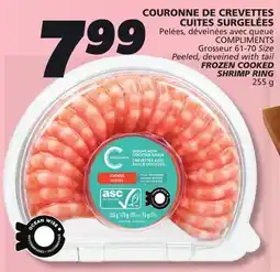 IGA FROZEN COOKED SHRIMP RING offer