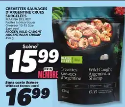IGA MARINA DEL REY FROZEN WILD CAUGHT ARGENTINIAN SHRIMP offer