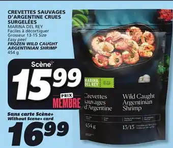 IGA MARINA DEL REY FROZEN WILD CAUGHT ARGENTINIAN SHRIMP offer
