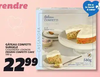 IGA FROZEN CONFETTI CAKE offer