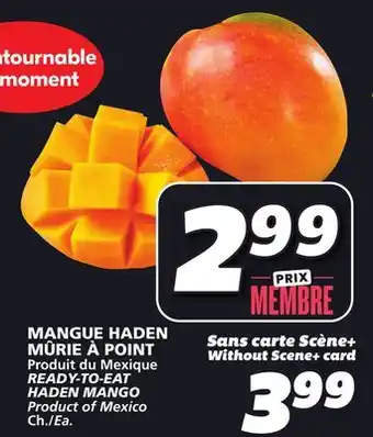 IGA READY-TO-EAT HADEN MANGO offer