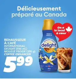 IGA INTERNATIONAL DELIGHT COFFEE ENHANCER offer