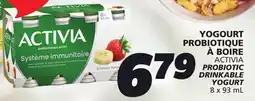IGA ACTIVIA PROBIOTIC DRINKABLE YOGURT offer