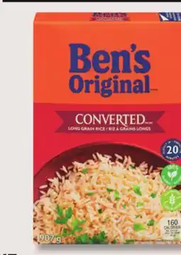 IGA BEN'S ORIGINAL CONVERTED RICE SIDE DISH offer