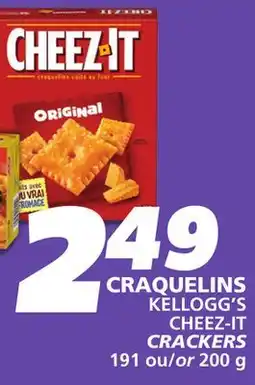 IGA KELLOGG'S CHEEZ-IT CRACKERS offer