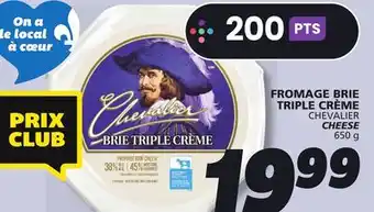 IGA CHEVALIER CHEESE offer