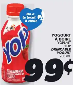 IGA YOPLAIT YOP DRINKABLE YOGURT offer