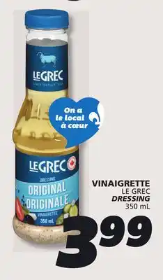 IGA LE GREC DRESSING offer