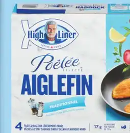 IGA HIGH LINER FROZEN BREADED FISH FILLETS offer