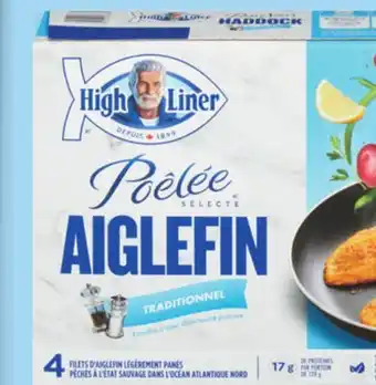 IGA HIGH LINER FROZEN BREADED FISH FILLETS offer