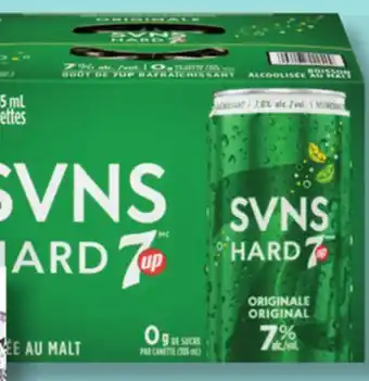 IGA SVNS HARD 7-UP ALCOHOLIC MALT BEVERAGE offer