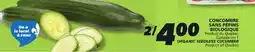 IGA ORGANIC SEEDLESS CUCUMBER offer