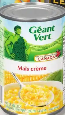 IGA GÉANT VERT VEGETABLES, LEGUMES OR TENDER PEAS offer