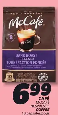 IGA McCAFÉ NESPRESSO COFFEE offer