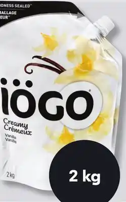 IGA IÖGO CRÉMEUX YOGURT offer