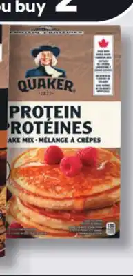 IGA QUAKER PROTÉINES PANCAKE MIX offer