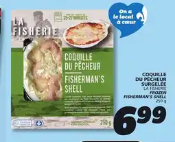 IGA LA FISHERIE FROZEN FISHERMAN'S SHELL offer