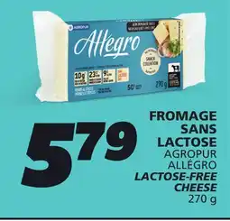 IGA ALLÉGRO LACTOSE-FREE CHEESE offer