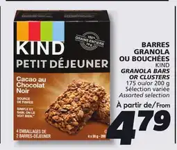 IGA KIND GRANOLA BARS offer