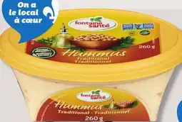 IGA FONTAINE SANTÉ HUMMUS OR BABA GANNOUJ offer