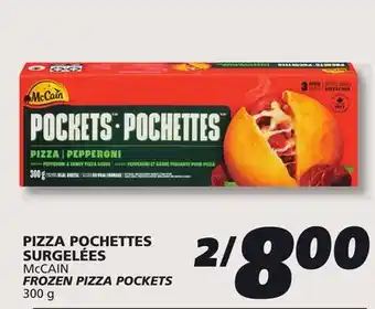 IGA McCAIN FROZEN PIZZA POCKETS offer