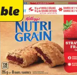 IGA KELLOGG'S NUTRI-GRAIN (295 g) BARS offer