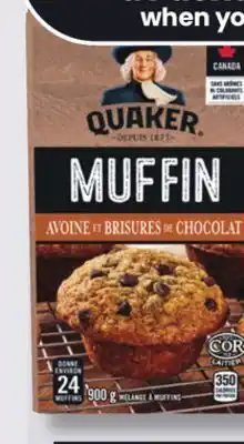 IGA QUAKER MUFFIN MIX offer