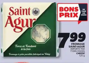 IGA IMPORTÉ PAR TYERS FOODS CHEESE offer