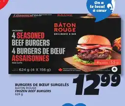 IGA FROZEN BEEF BURGERS offer
