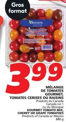 IGA GOURMET TOMATO MIX, CHERRY OR GRAPE TOMATOES offer