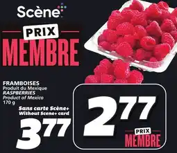 IGA RASPBERRIES offer