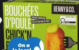 IGA BENNY & CO. FROZEN BREADED CHICKEN BITES offer