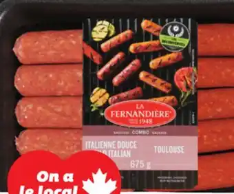 IGA LA FERNANDIÈRE FRESH SAUSAGE COMBO OR BREAKFAST SAUSAGES offer