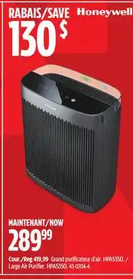 Canadian Tire Large Air Purifier offer