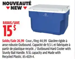 Canadian Tire Outbound Hard Cooler with Sturdy Bail Handle offer