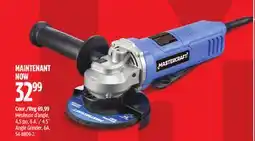 Canadian Tire Mastercraft 4.5˝ Angle Grinder, 6A offer
